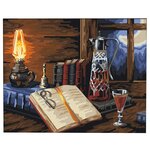 Мосфа Картина по номерам "Вечер за книгой" 40х50 см (7С-0147) - изображение