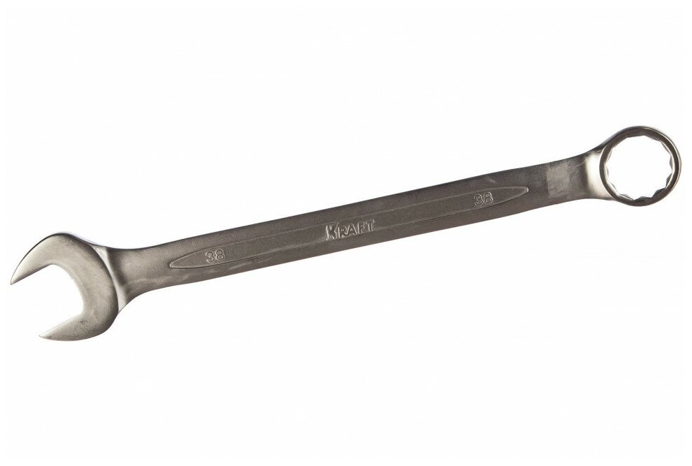 Ключ Kraft комбинированный 38мм (Cr-V, холодный штамп, холдер), - фото №8