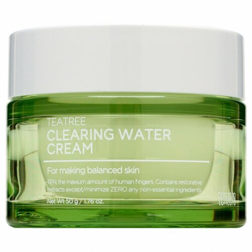 Tenzero~Укрепляющий крем с экстрактом чайного дерева~Teatree Clearing Water Cream балансирующий крем для области вокруг глаз с экстрактом чайного дерева clearing teatree eye cream 40мл