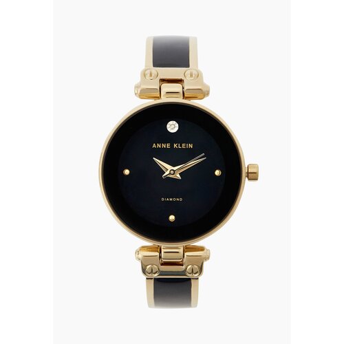 Наручные часы ANNE KLEIN Часы наручные ANNE KLEIN 1980BKGB, черный, золотой