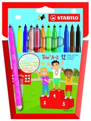 STABILO Фломастеры "Trio A - Z" 12 шт. (378/1-12-01)