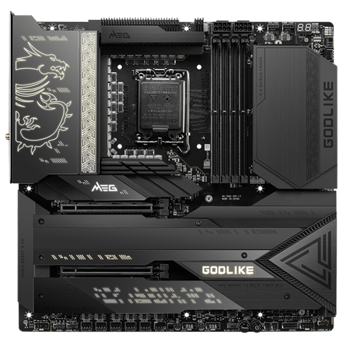 MEG Z790 GODLIKE MS-7D85\MEG Z790 GODLIKE\601 -7D85-02S,10\801 -7D85-002\STD OPT:A MEG Z790 GODLIKE,Z790,LGA1700,4DDR5,2PCI -Ex16,7 M.2,2USB3.2 Gen2x2,7USB3.2 Gen2,1US\