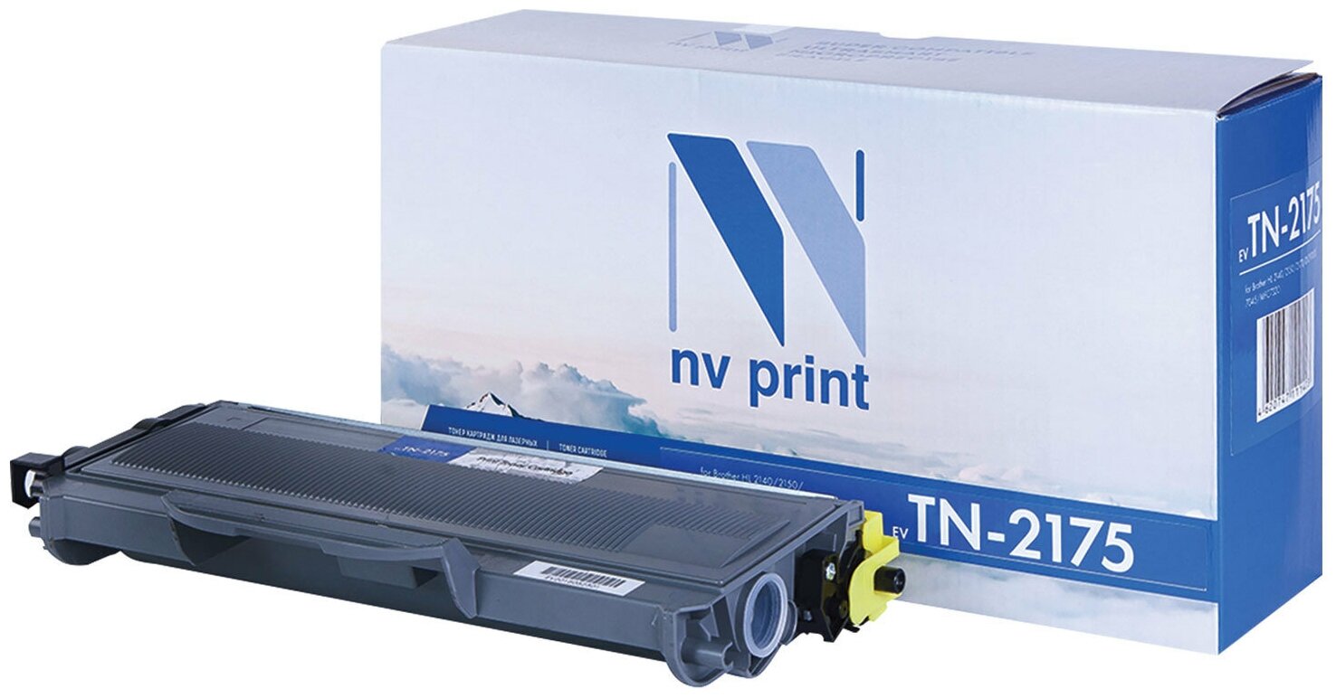 Картридж лазерный NV PRINT (NV-TN2175) для BROTHER DCP-7030R/MFC-7320R/HL-2140, ресурс 2600 стр. 1 шт .