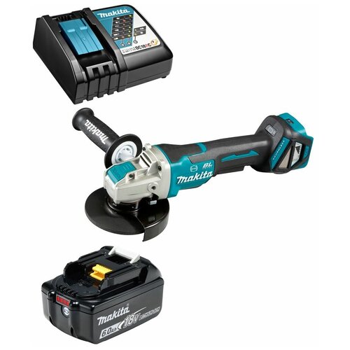 Шлифмашина угловая X-LOCK аккумуляторная 18В LXT 125мм Li-Ion 1x6Ач Makita DGA519RG