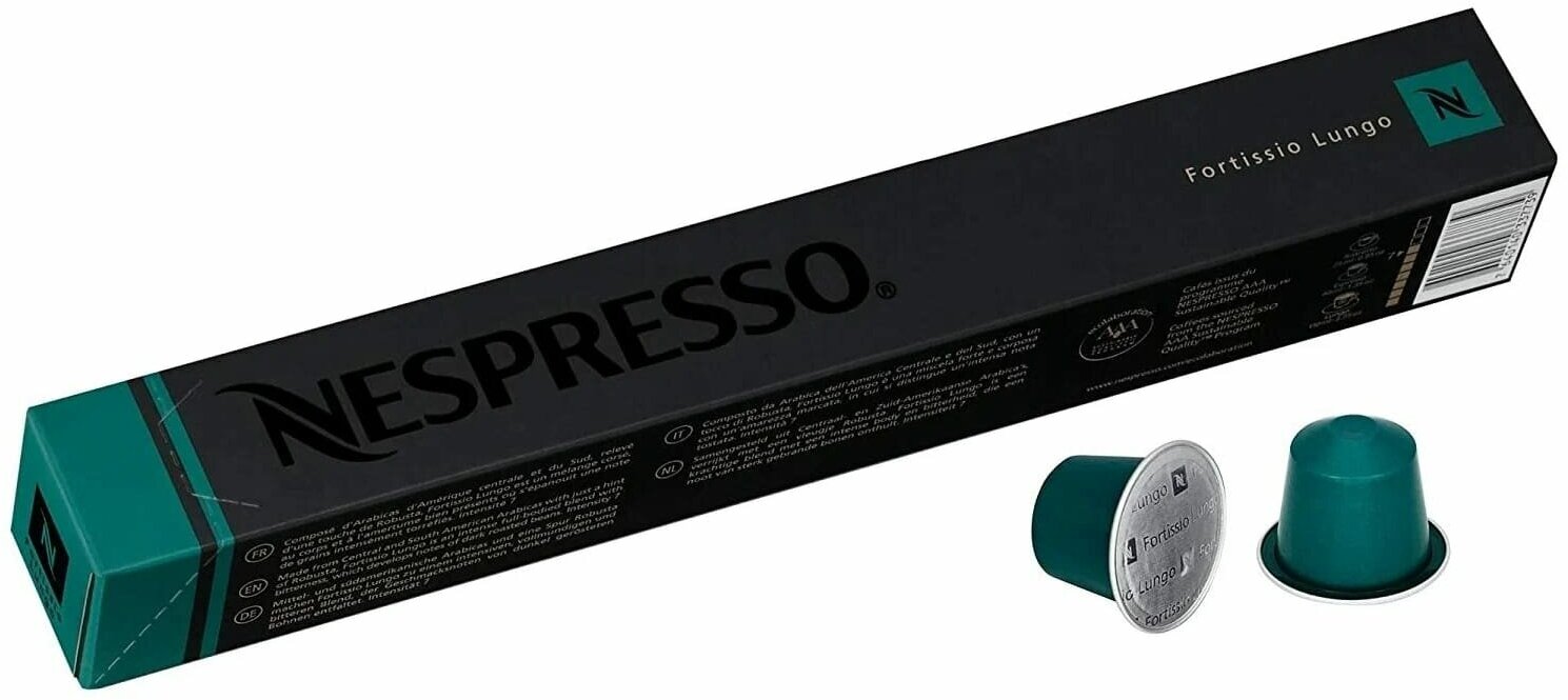 Кофе в капсулах Nespresso Stockholm Fortissio Lungo (10 капсул)