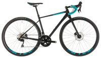 Шоссейный велосипед Cube Axial WS Race Disc (2019) black/darkmint 56 см (требует финальной сборки)