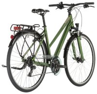 Дорожный велосипед Cube Touring Trapeze (2019) green/silver 54 см (требует финальной сборки)