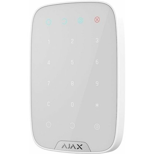 Клавиатура с сенсорными кнопками Ajax KeyPad белый