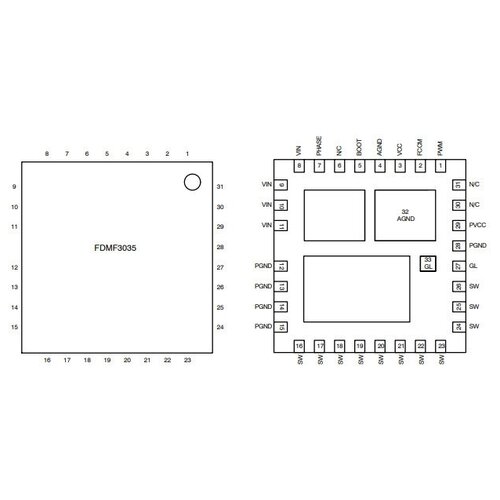 Микросхема FDMF3035