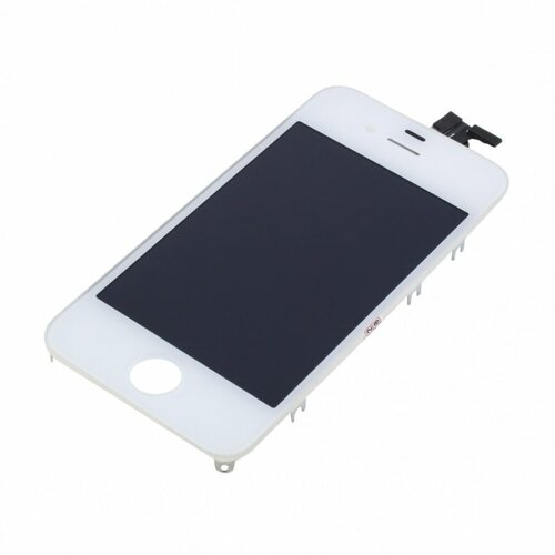 Дисплей для Apple iPhone 4S (в сборе с тачскрином) аналог, белый дисплей для apple iphone 4s с тачскрином черный оптима