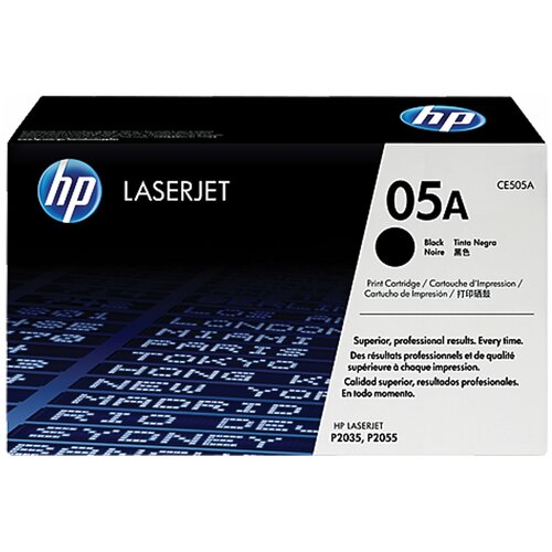 Картридж лазерный HP (CE505A) LaserJet P2035/P2055 и другие, №05А, оригинальный, ресурс 2300 стр.