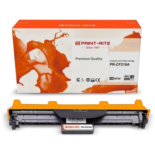 Print-Rite Фотобарабан совместимый ПринтРайт Print-Rite PR-CF219A CF219A черный 12K фотобарабан 19a cf219a для hp совместимый черный 874796