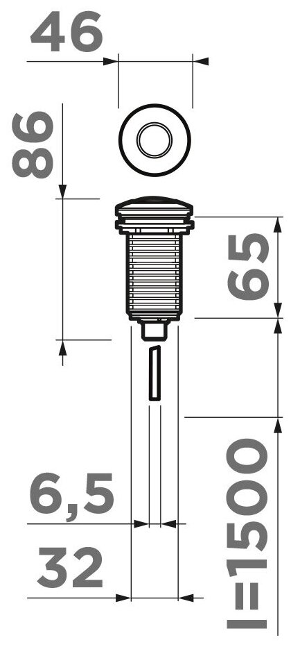 Пневмокнопка для измельчителя OMOIKIRI SW-01-GB графит 4996049 - фотография № 8