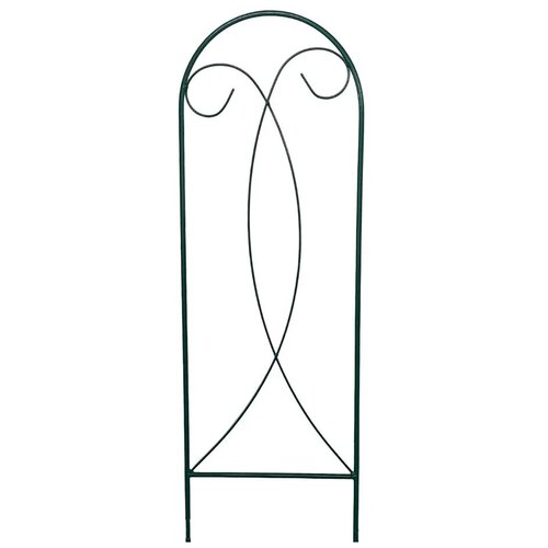 Шпалера садовая металлическая для растений (для сада) Элегия малая зелёная, труба d=10