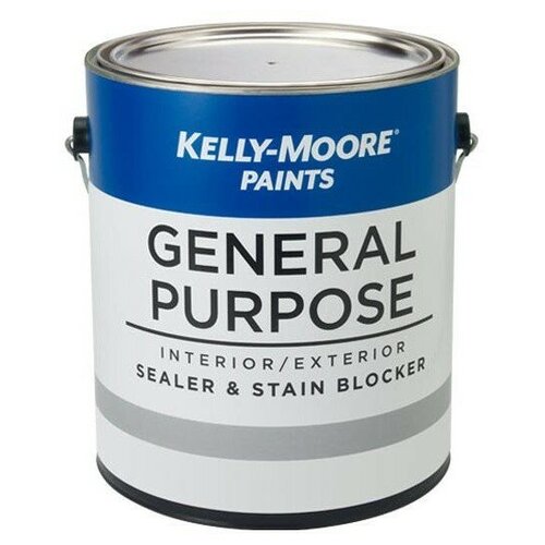 Универсальный акриловый грунт Kelly-Moore General Purpose Primer белый 3,78 л универсальный акриловый грунт для усиления адгезии sika primer pro 5л