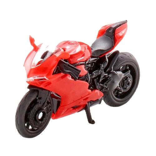 Мотоцикл Siku Ducati Panigale 1299 (1385) 1:87, 6 см, красный for ducati 899 959 1199 1199s 1299 panigale sr panigale v4 aluminum motorcycle 7 8 22mm handlebar brake clutch levers protector