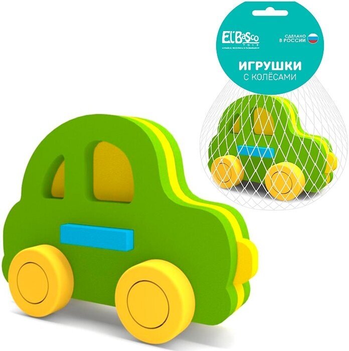 Игрушка с колесами El BascoToys "Каталка. Машина" 12х5.5х22 см (12-008)