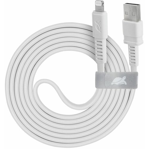 USB-кабель RIVACASE PS6008 WT12 кабель USB-A / Lightning, 1,2м белый