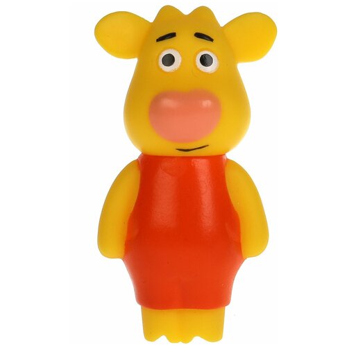 Игрушка для ванны Капитошка Оранжевая корова Бо, LX-OR-COW-04