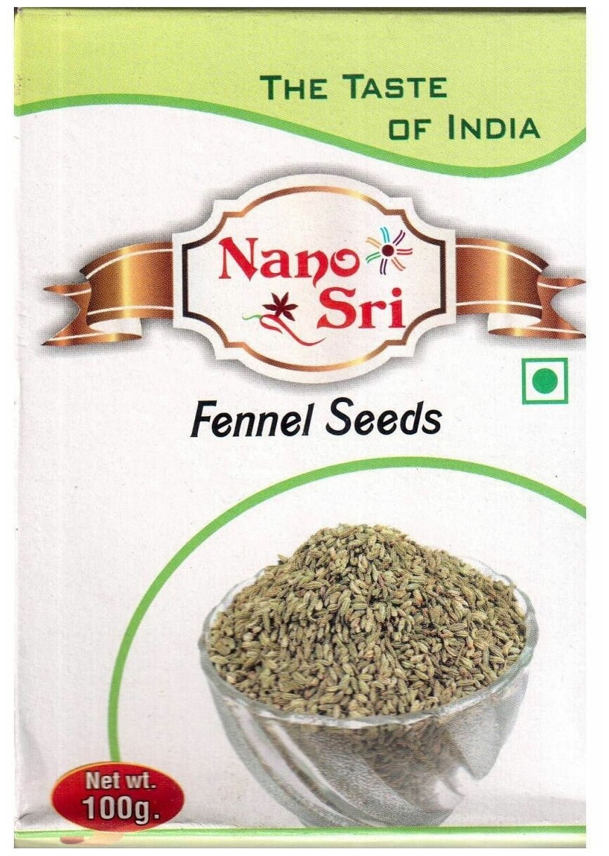 Семена фенхеля (Fennel Seeds) Nano Sri 100 г