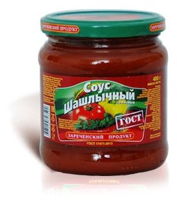 Соус томатный "Зареченский продукт" Шашлычный 480 гр