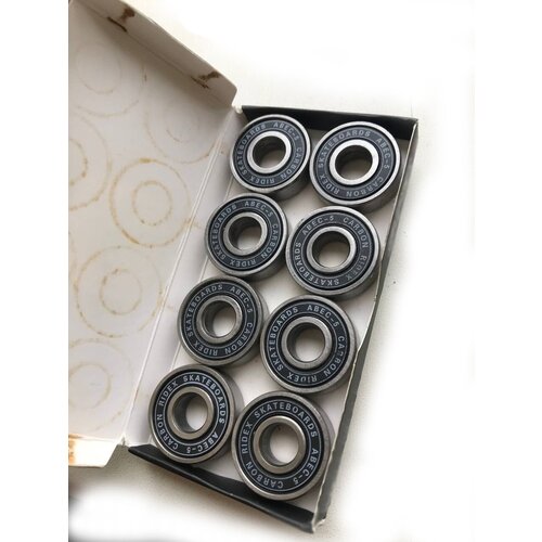 Набор подшипников Ridex abec-5 carbon, 8 шт. подшипники черные