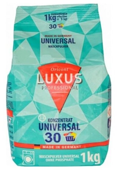 Стиральный порошок Luxus Professional Концентрат, 1 кг, универсальное, для замачивания - фото №6