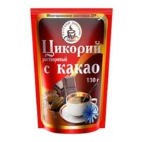 Цикорий РУССКИЙ ЦИКОРИЙ растворимый с какао, пакет, 130 г