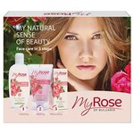 Набор My Rose of Bulgaria Мицеллярная розовая вода + Очищающий гель для лица + Увлажняющий крем для лица - изображение