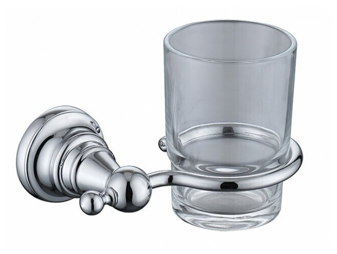 Настенный стеклянный стакан держатель зубных щеток для ванной комнаты Kaiser KH-2205