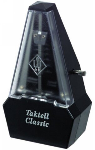 829161 Taktell Classic Метроном механический пластик черный без звоночка Wittner