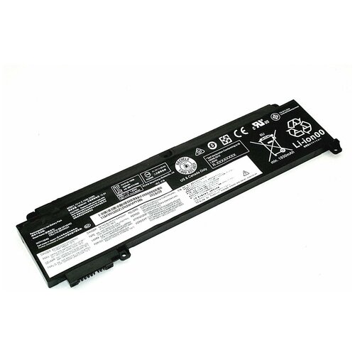 Аккумуляторная батарея для ноутбука Lenovo T460S T470S (01AV405) 11.1V 24Wh 1930mAh черная аккумулятор для ноутбука lenovo thinkpad t470s 11 4v 2000mah pn 01av405