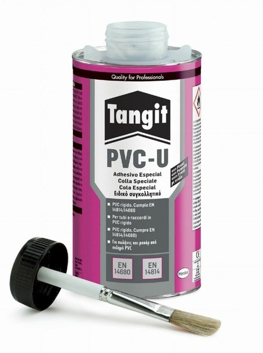 Клей тангит PVC-U для труб из ПВХ 1 КГ (1/12) С кистью хенкель — купить ...