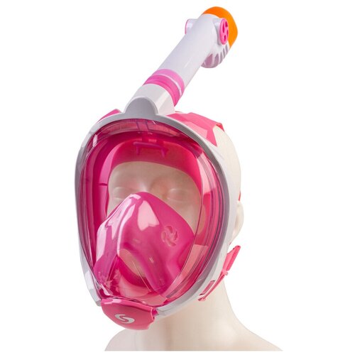 Маска Scorpena Swim полнолицевая розовый полнолицевая защита для глаз унисекс защитная маска ветрозащитный противотуманный чехол для головы защита для глаз маска для лица защит