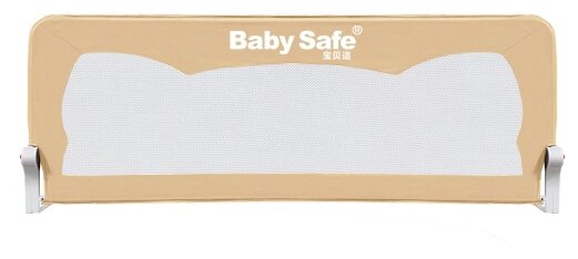 Baby Safe Барьер для кровати Ушки 120х42 см Бежевый