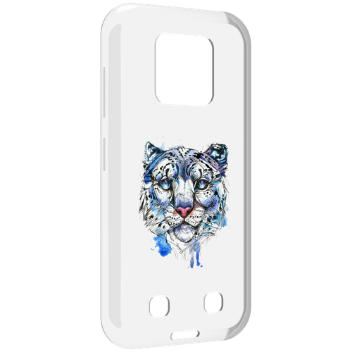 Чехол MyPads водяной тигр для Oukitel WP18 задняя-панель-накладка-бампер чехол mypads злой тигр с цветами для oukitel wp18 задняя панель накладка бампер