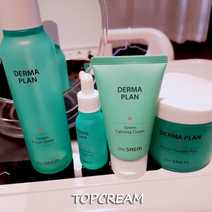 Сыворотка для лица The Saem Derma Plan Green Trouble Spot Ampoule - фото №3