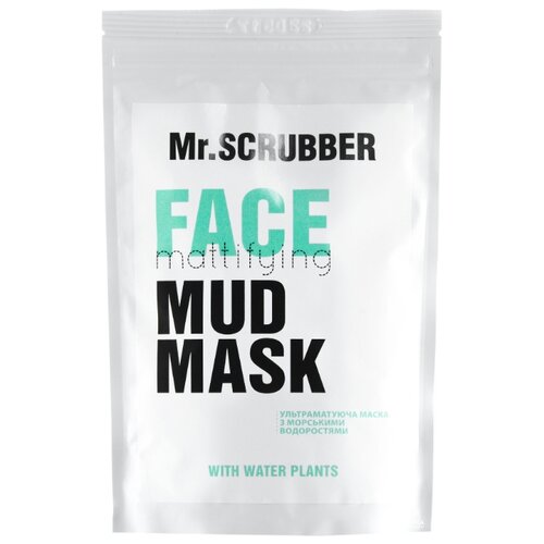 фото Mr.Scrubber Маска для лица Матирующая Face Mattifying Mud Mask, 150 г