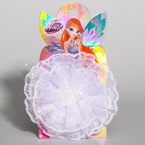Бант для волос белый 11 см Фея Блум WINX 344₽
