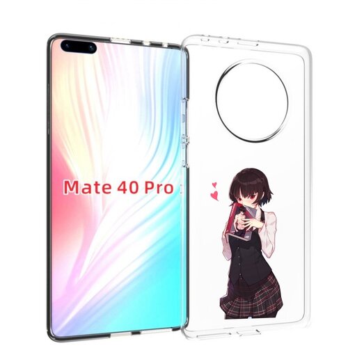 Чехол MyPads Persona 5 - Makoto Niijima для Huawei Mate 40 Pro (NOH-NX9) задняя-панель-накладка-бампер