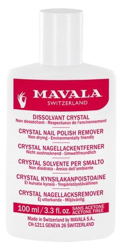 Mavala Жидкость для снятия лака без запаха Crystal 100 мл