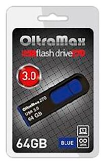 флэш-накопитель OLTRAMAX OM-64GB-270-Blue 3.0 синий 1180544