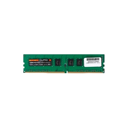 Qumo DDR4 DIMM 4GB QUM4U-4G2133C15 PC4-17000, 2133MHz