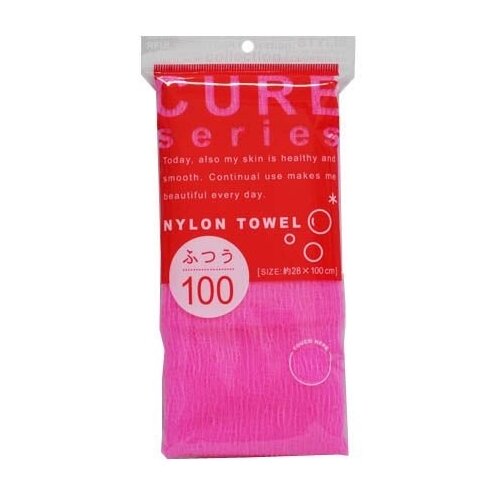 Купить Ohe Cure Массажная мочалка средней жесткости Розовая 28*100 см, OH:E, текстиль