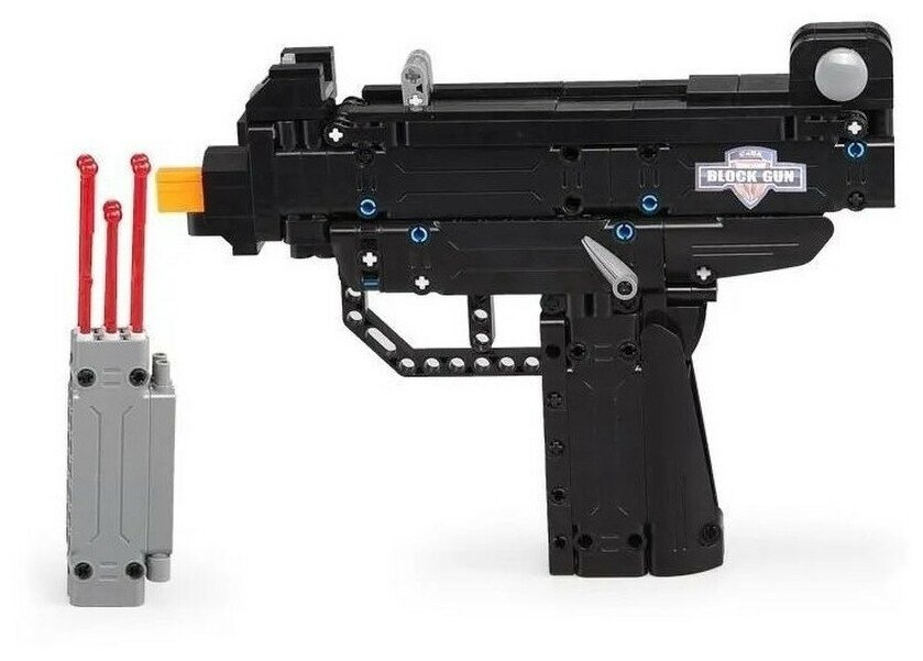 Конструктор CADA Пистолет-пулемет Micro Uzi, 359 деталей - C81008W - фотография № 10