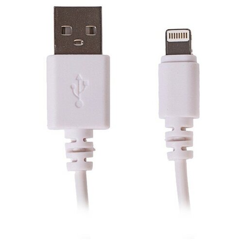 Кабель Belsis, USB - Lighting, 2 А, 1 м, белый кабель belsis bw1438 lightning usb 2 а 1 8 м белый