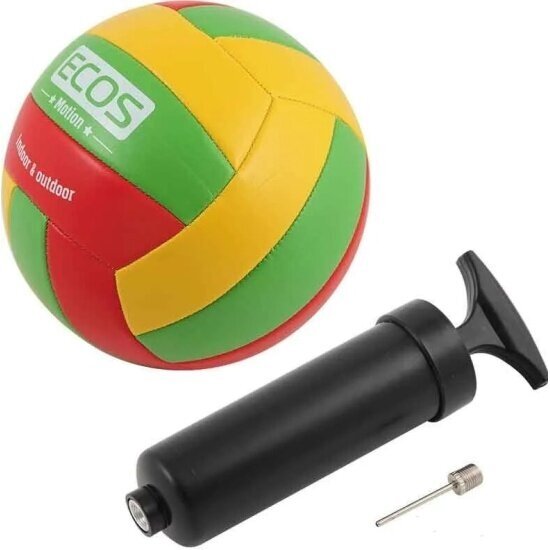 Мяч волейбольный Ecos MOTION и насос VB105P (5 размер)
