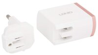 Сетевая зарядка LDNIO A1302Q + USB Type-C белый