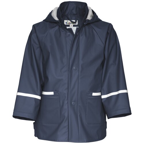 Непромокаемая детская куртка-дождевик Playshoes без подкладки р-р 128 синяя