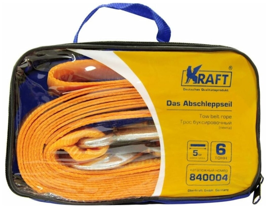 Трос Буксировочный 6 Тонн Kraft Kt840004 Kraft арт. KT840004